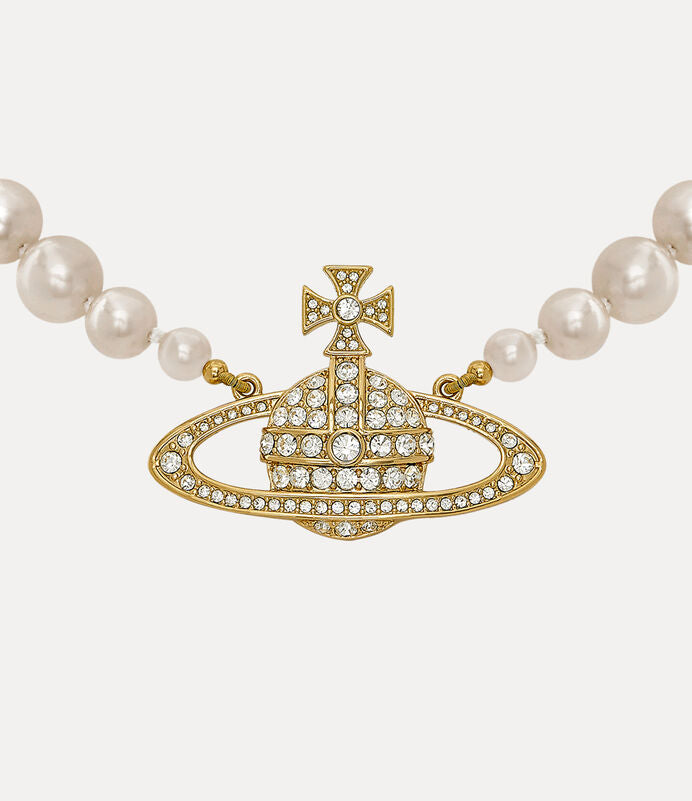 Vivienne Westwood One Row Pearl Necklace 大土星珍珠項鍊(共3色!)