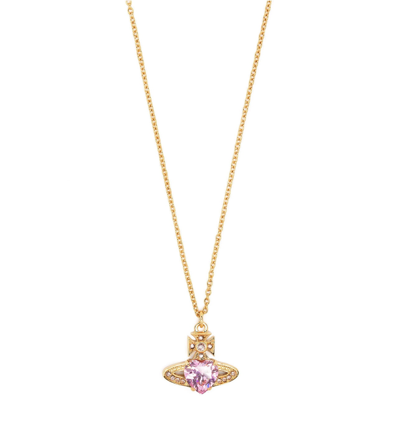Vivienne Westwood Ariella Necklace 愛心水晶土星項鍊