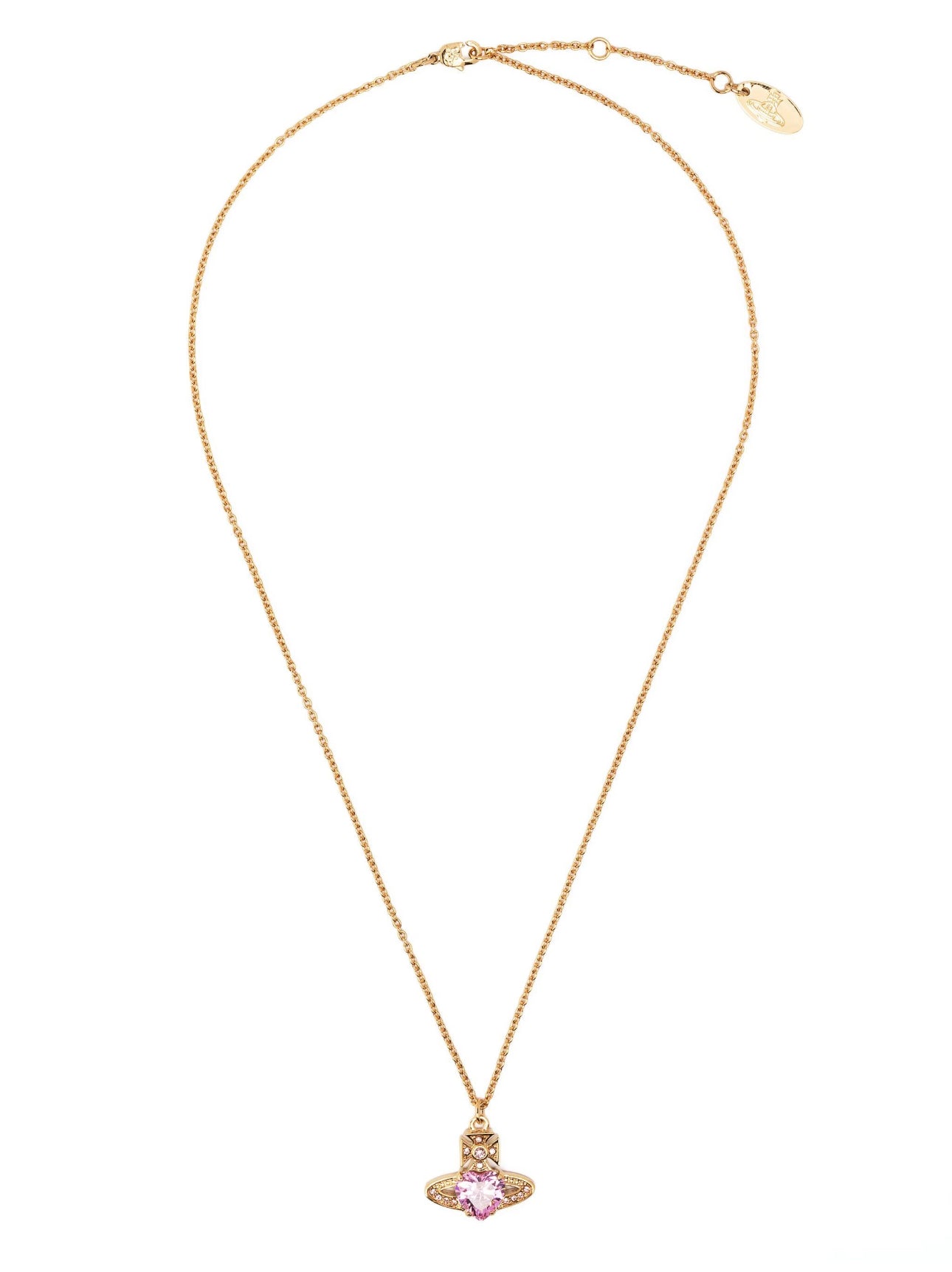 Vivienne Westwood Ariella Necklace 愛心水晶土星項鍊