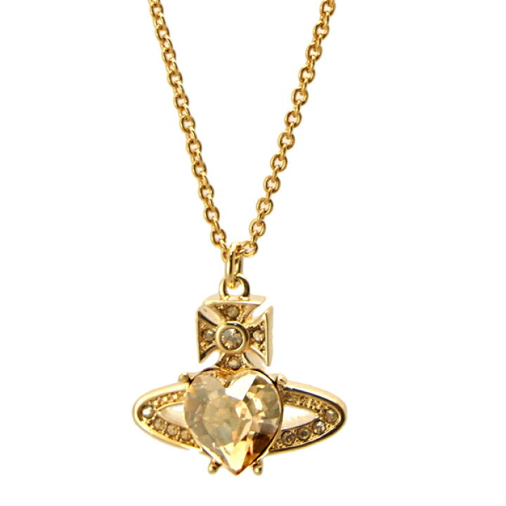 Vivienne Westwood Ariella Necklace 愛心水晶土星項鍊
