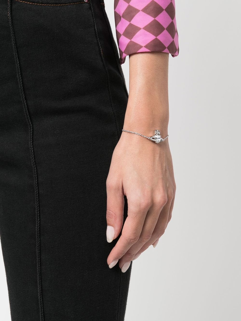 Vivienne Westwood Ariella Bracelet 愛心水晶土星手鍊