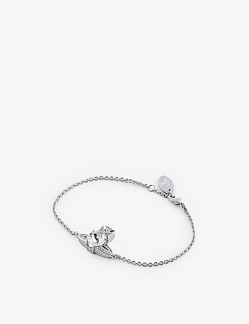 Vivienne Westwood Ariella Bracelet 愛心水晶土星手鍊