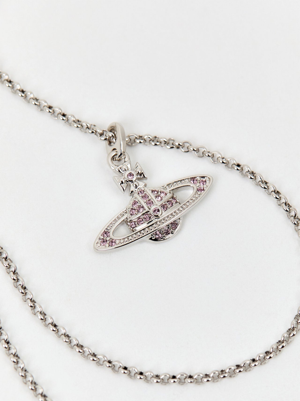 Vivienne Westwood Mini Bas Relief Necklace 經典滿鑽土星項鍊(共5色!)