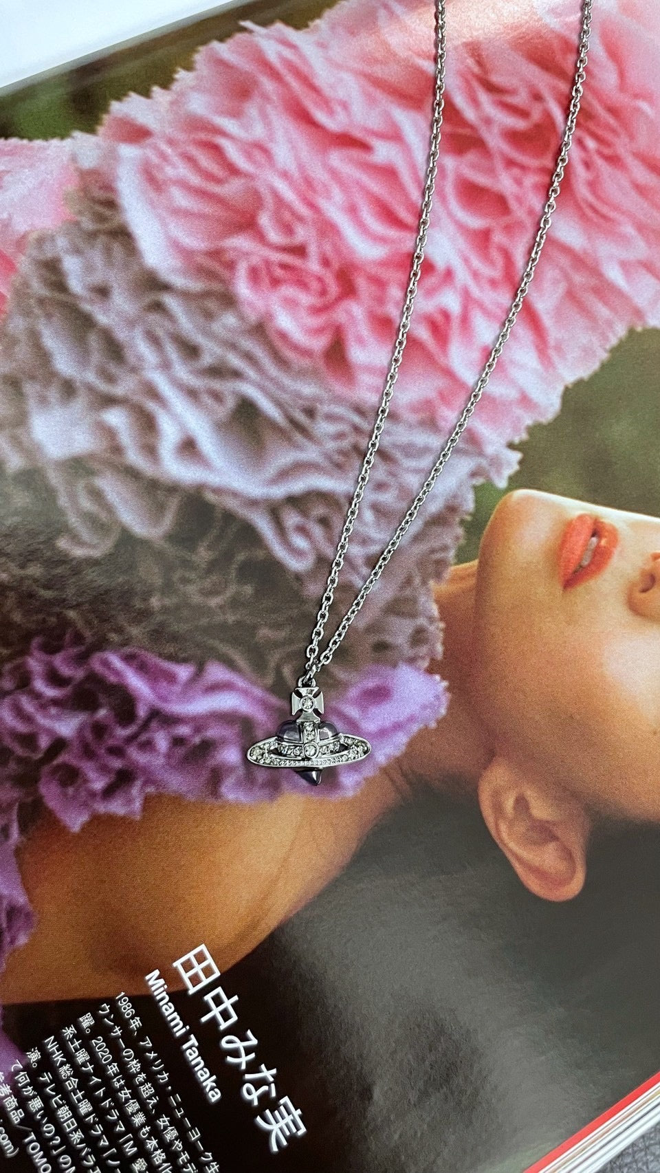 Vivienne Westwood MAN. diamante heart pendant 愛心土星項鍊