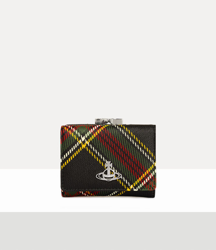 Vivienne Westwood Small Frame Wallet 亮采格紋錢包