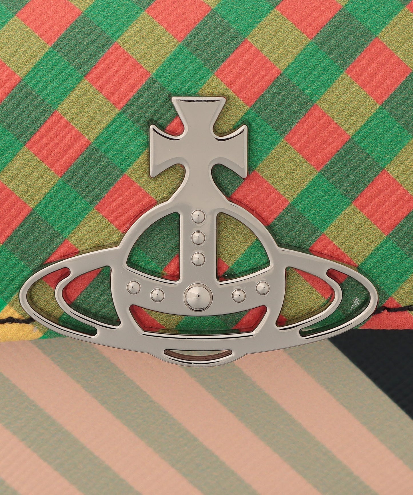 Vivienne Westwood Small Flap Purse 防刮十字紋三折小短夾