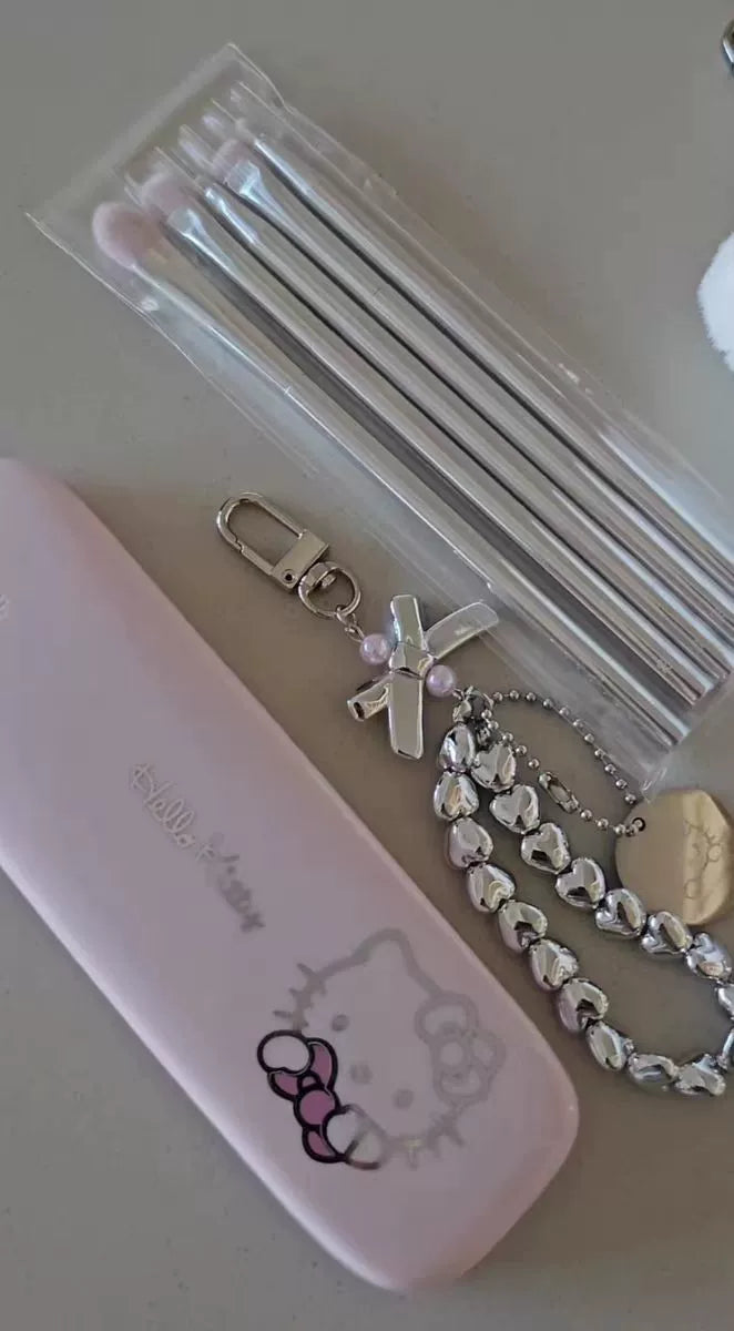 (現貨!)韓國連線 fillimilli x hello kitty 五入刷具組