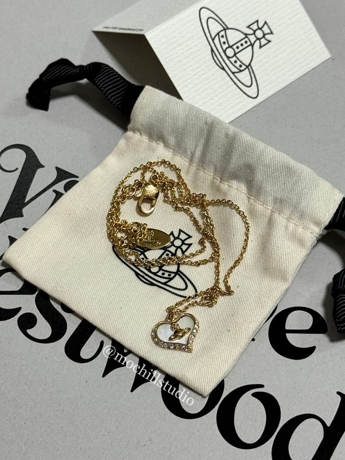 Vivienne Westwood Petra Necklace 愛心貝母項鍊(多色!)