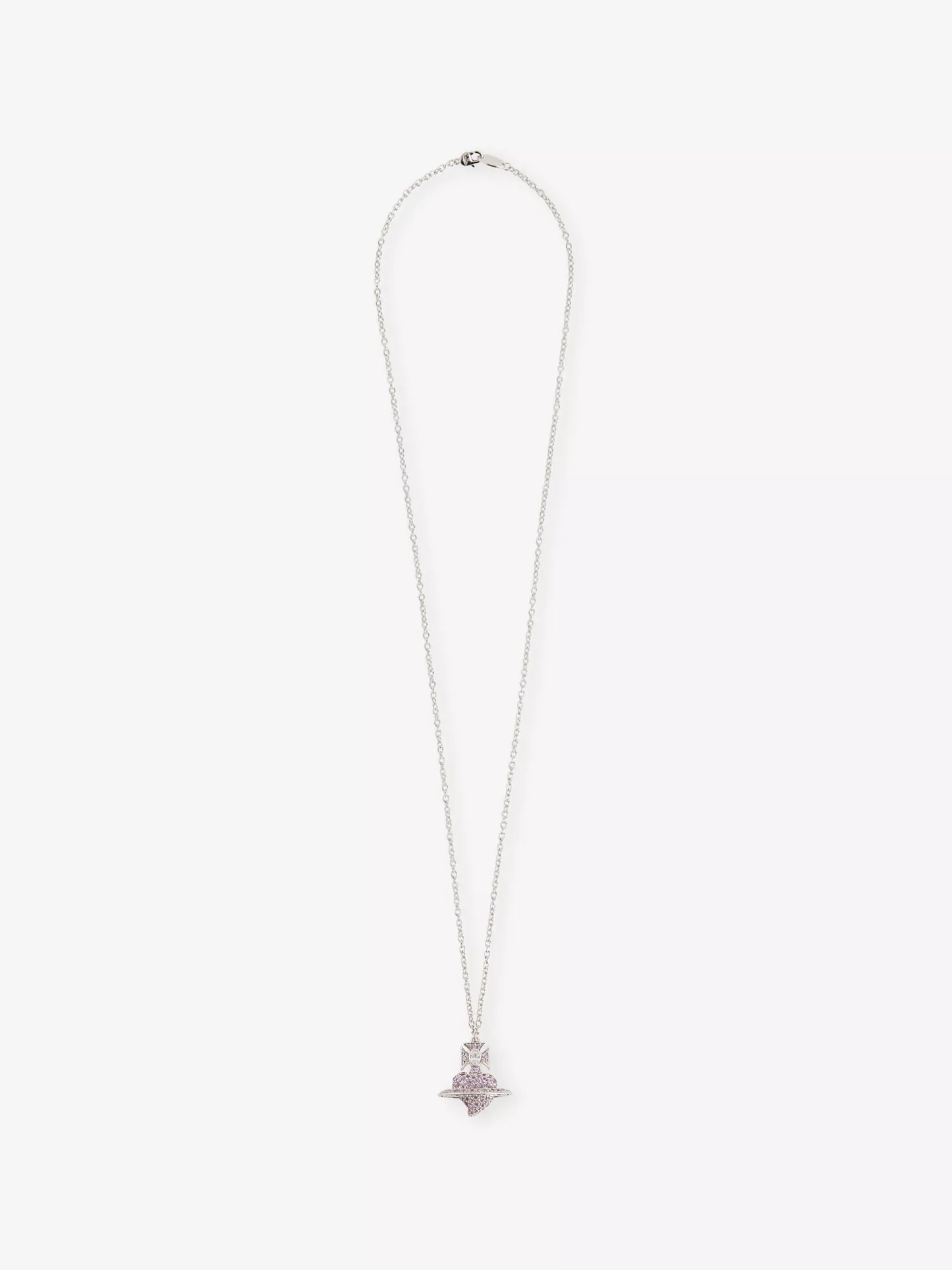 Vivienne Westwood Agnatha Pendant Necklace 情人節限定愛心立體滿鑽土星項鍊