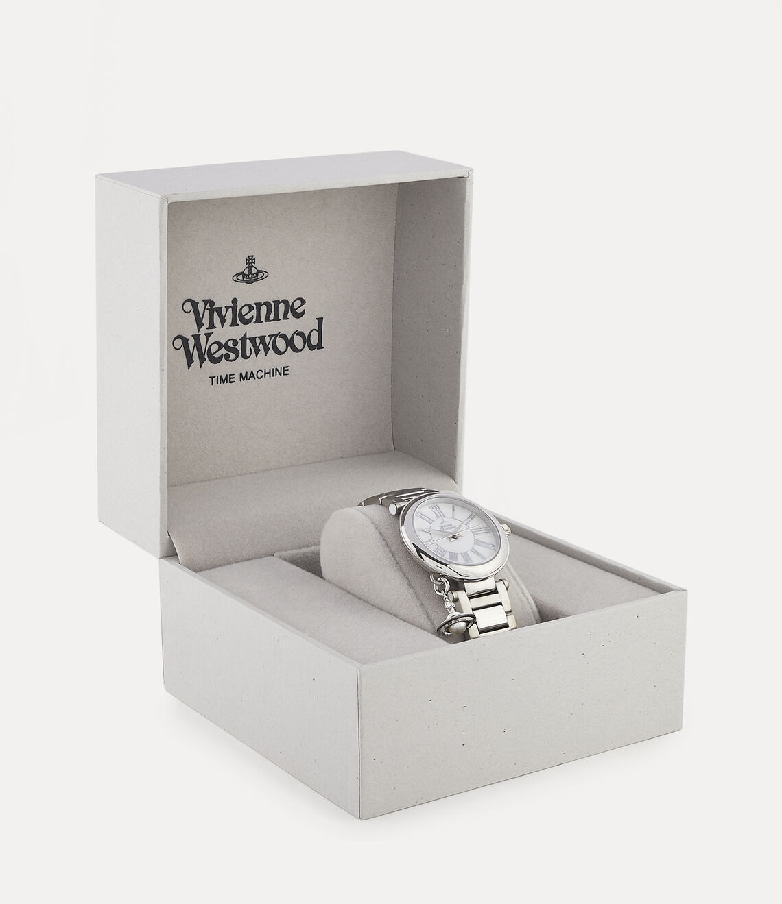 Vivienne Westwood Mother Orb & Heart Watch 貝母&愛心吊墜土星手錶