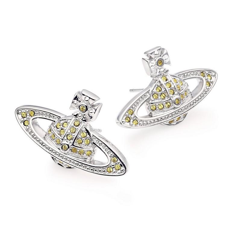 Vivienne Westwood Mini Bas Relief Earrings 經典滿鑽土星耳環(多色!)
