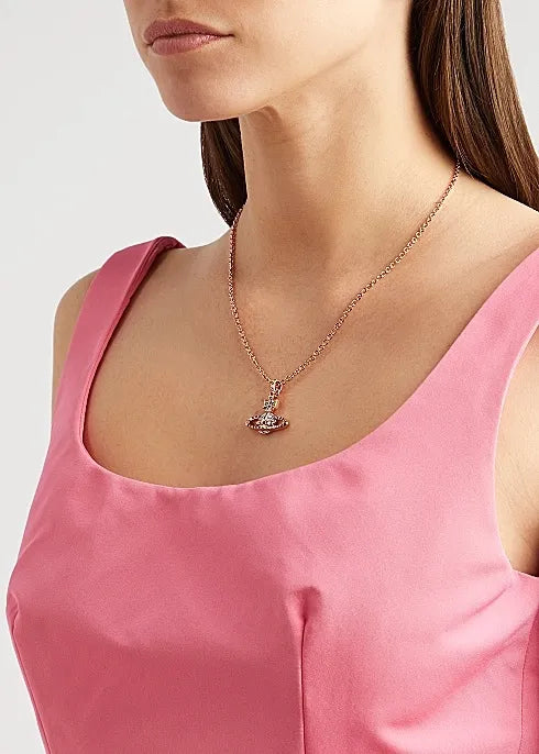 Vivienne Westwood Mayfair Necklace 卯釘水晶土星項鍊(共4色!)