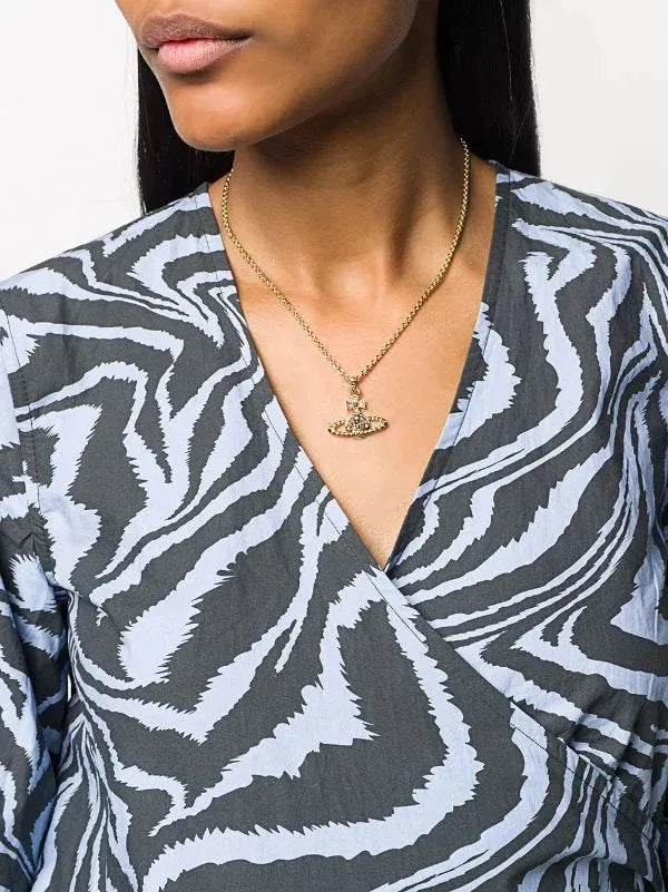 Vivienne Westwood Mayfair Necklace 卯釘水晶土星項鍊(共4色!)