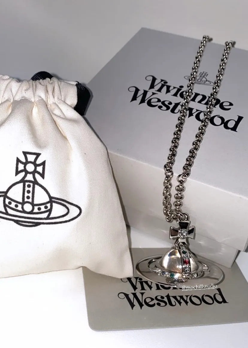 Vivienne Westwood Small Orb Necklace 大號立體土星項鍊 (共4色!)