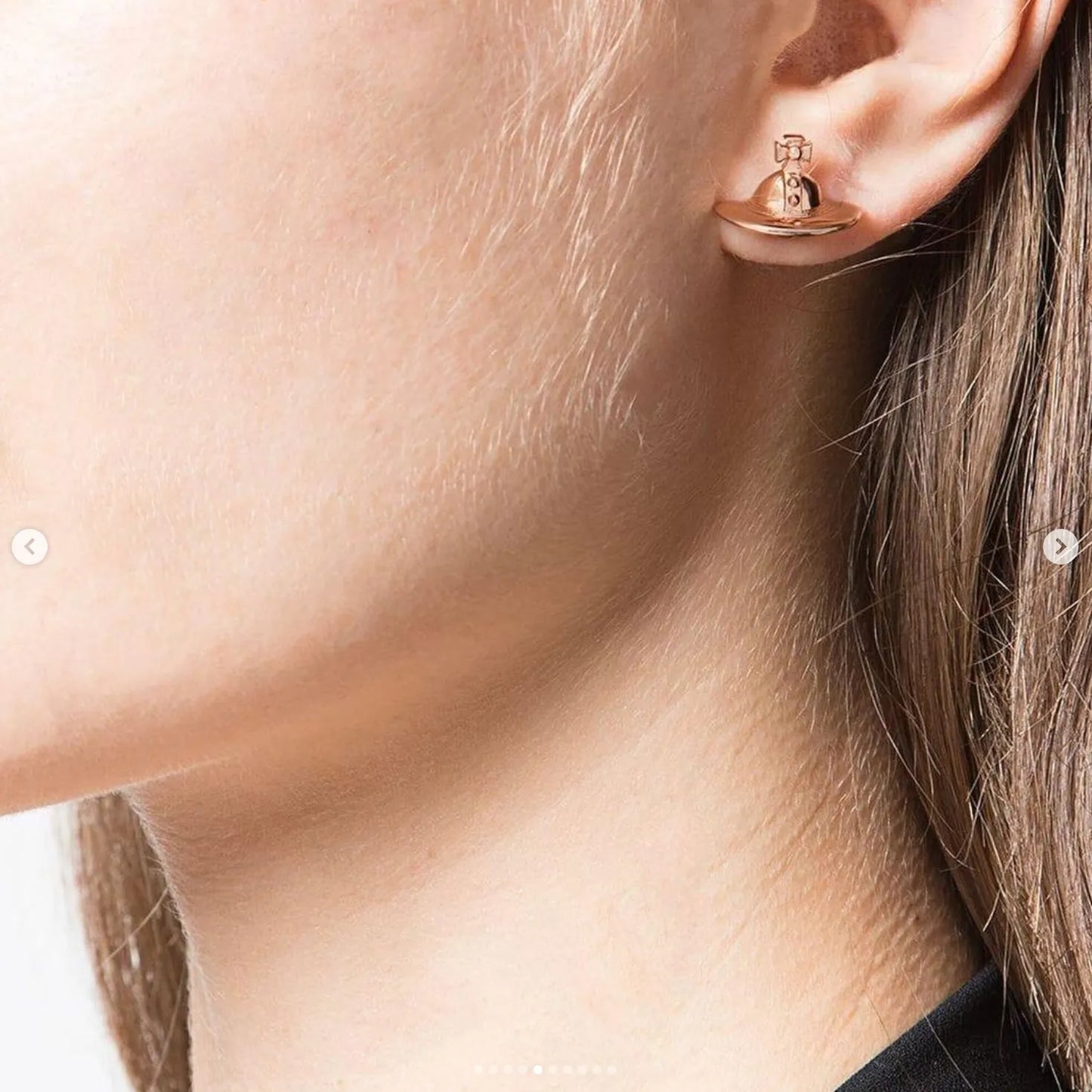 Vivienne Westwood Solid Saturn Earrings 經典半立體土星耳環(共4色!)