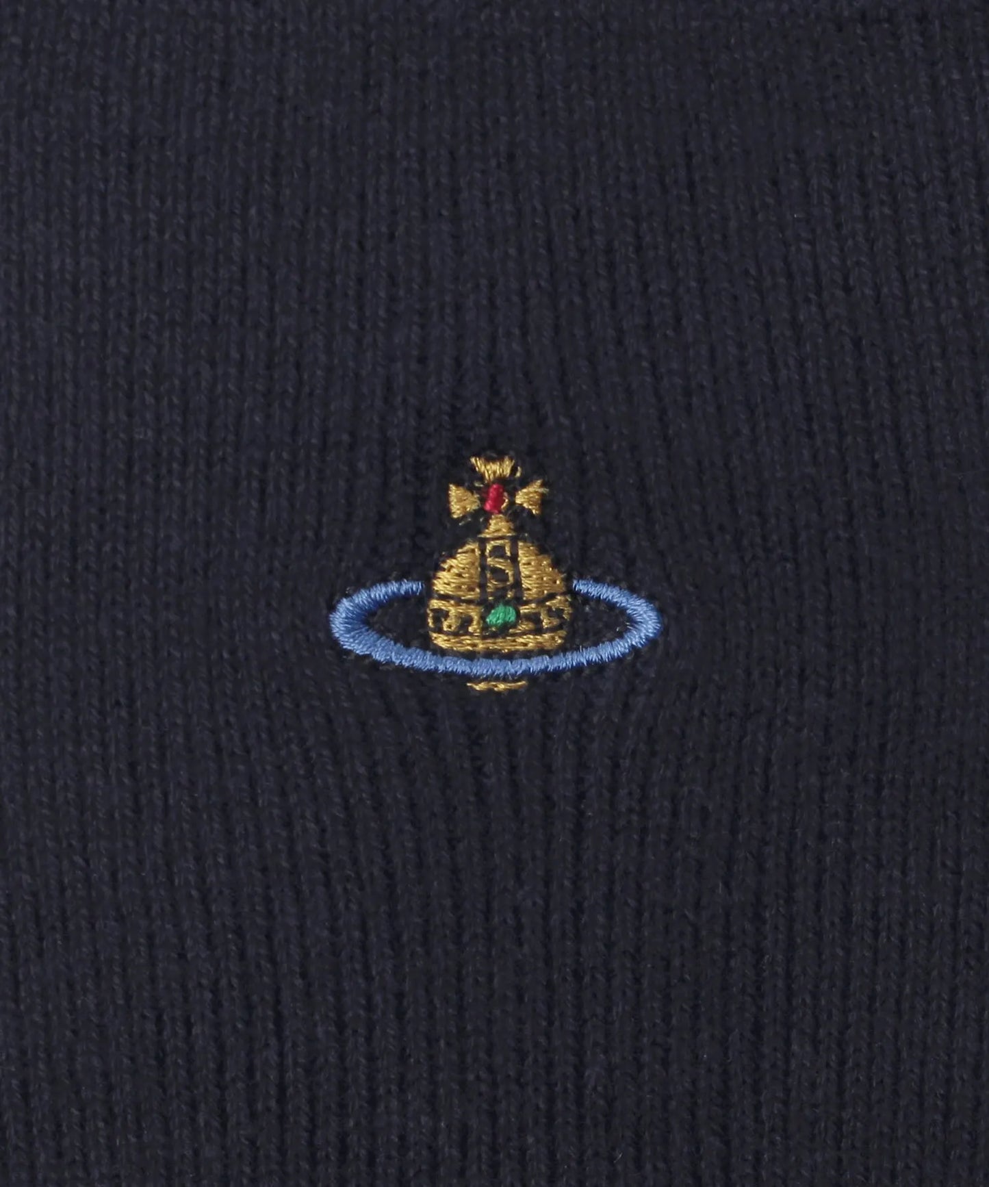 Vivienne Westwood 土星LOGO刺繡長襪(短款)