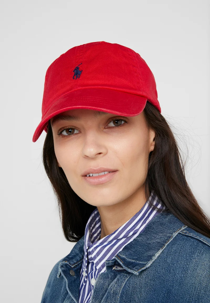 (現貨!)POLO RALPH LAUREN 復古紅刺繡老帽