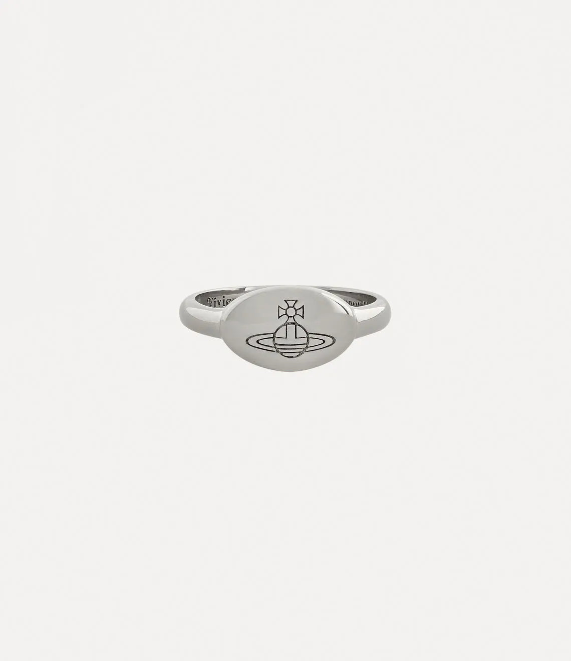 Vivienne Westwood Tilly Ring 純銀篆刻圓盤戒指