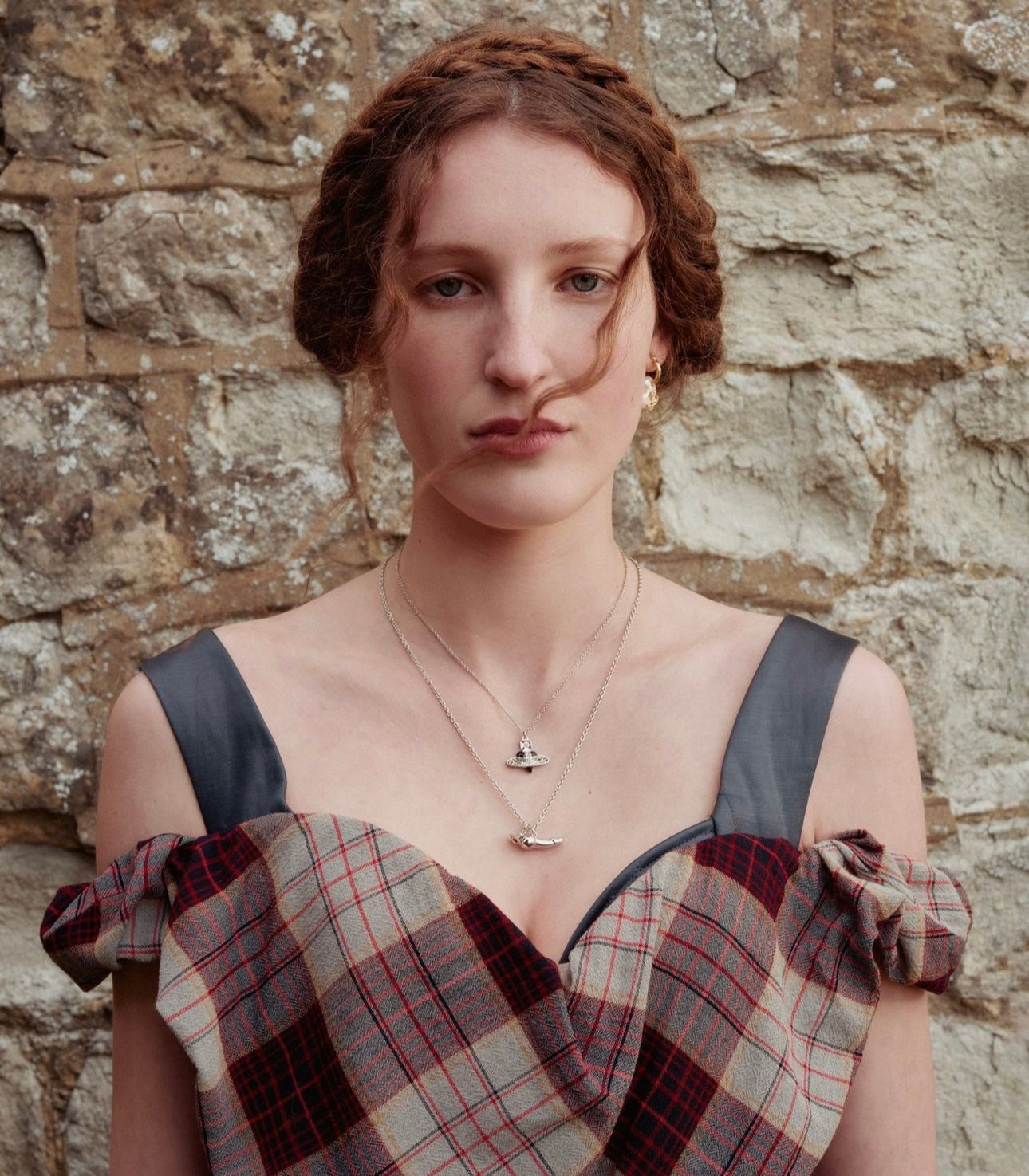 Vivienne Westwood New diamante heart pendant Necklace 復刻愛心土星項鍊