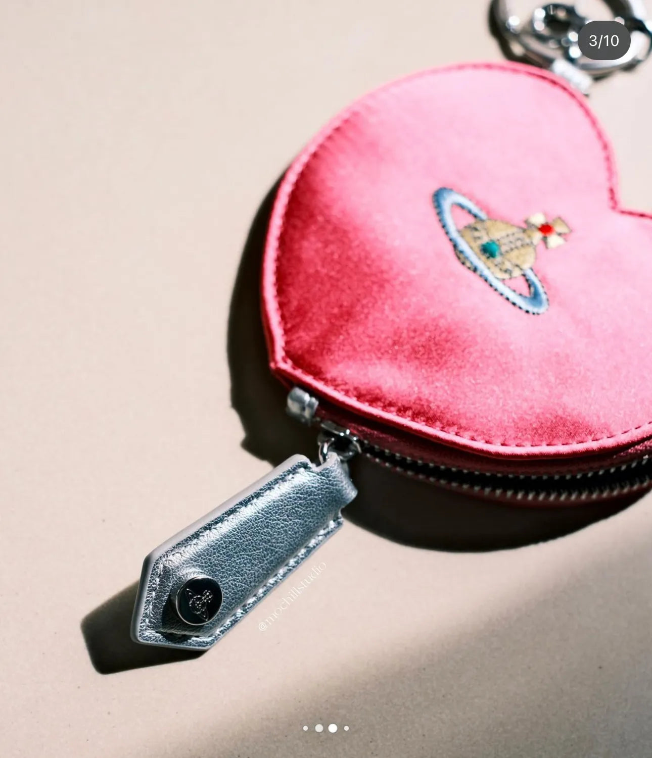 (現貨!)Vivienne Westwood Heart Keyring Coin Purse 心型拉鍊零錢包