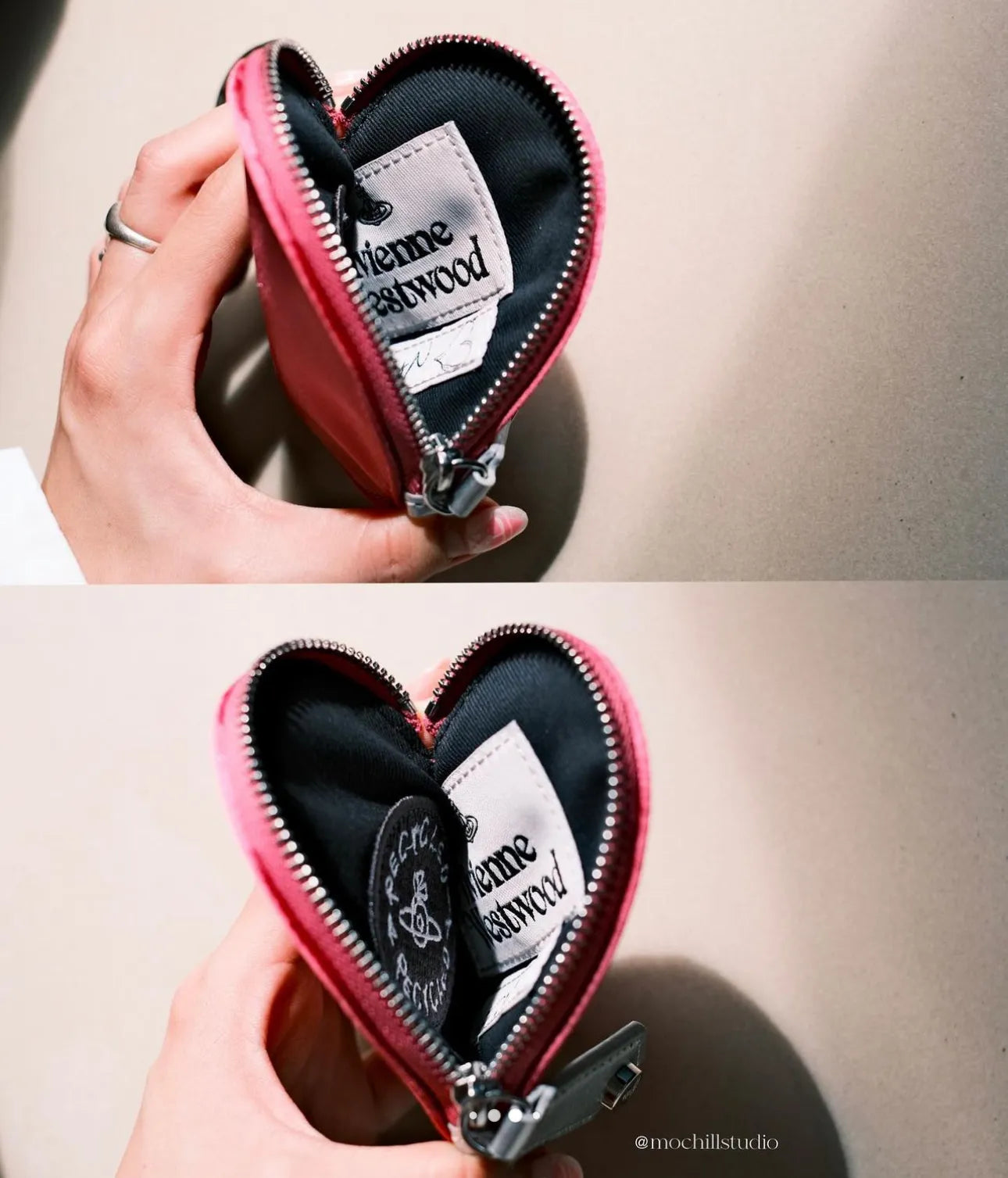 (現貨!)Vivienne Westwood Heart Keyring Coin Purse 心型拉鍊零錢包