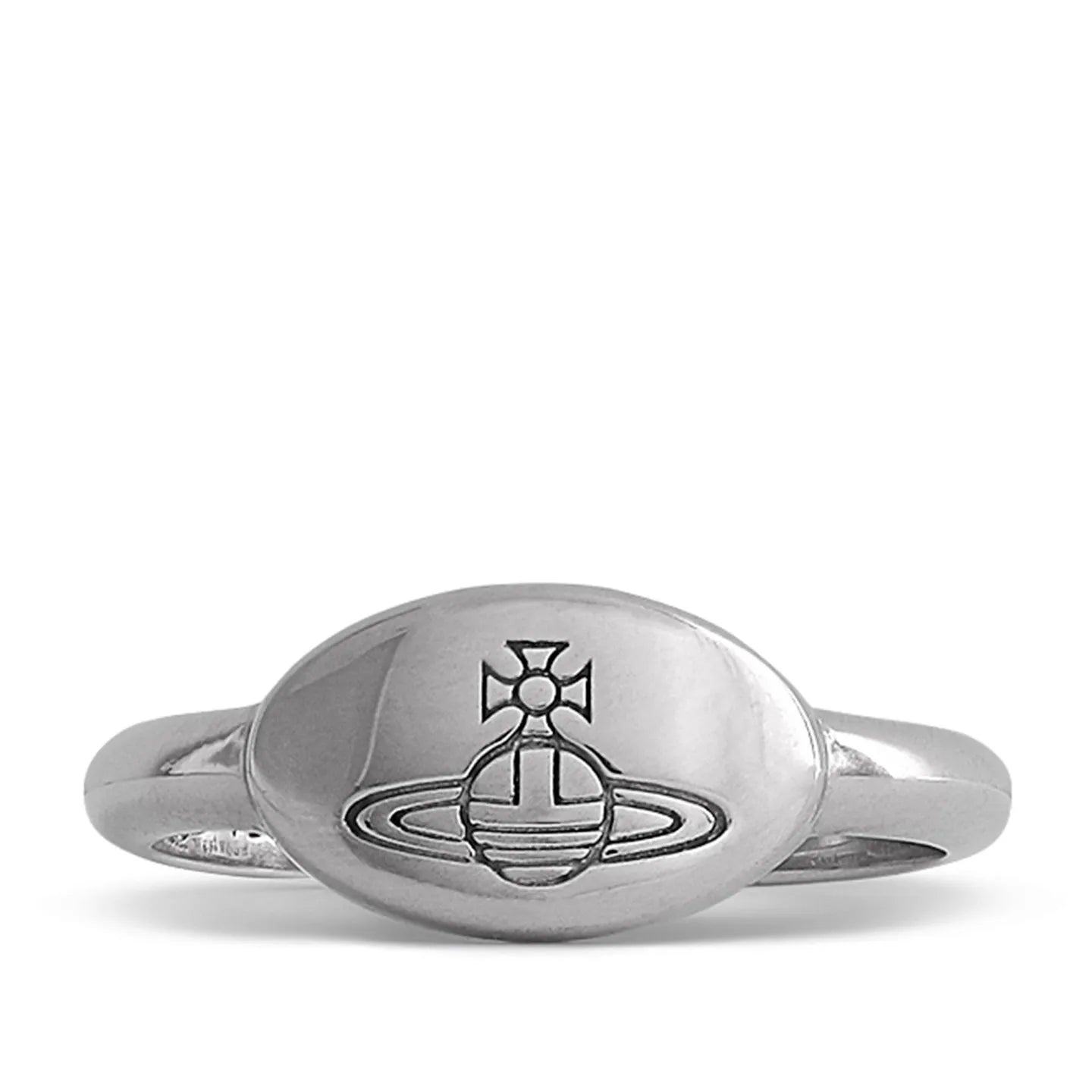 Vivienne Westwood Tilly Ring 純銀篆刻圓盤戒指