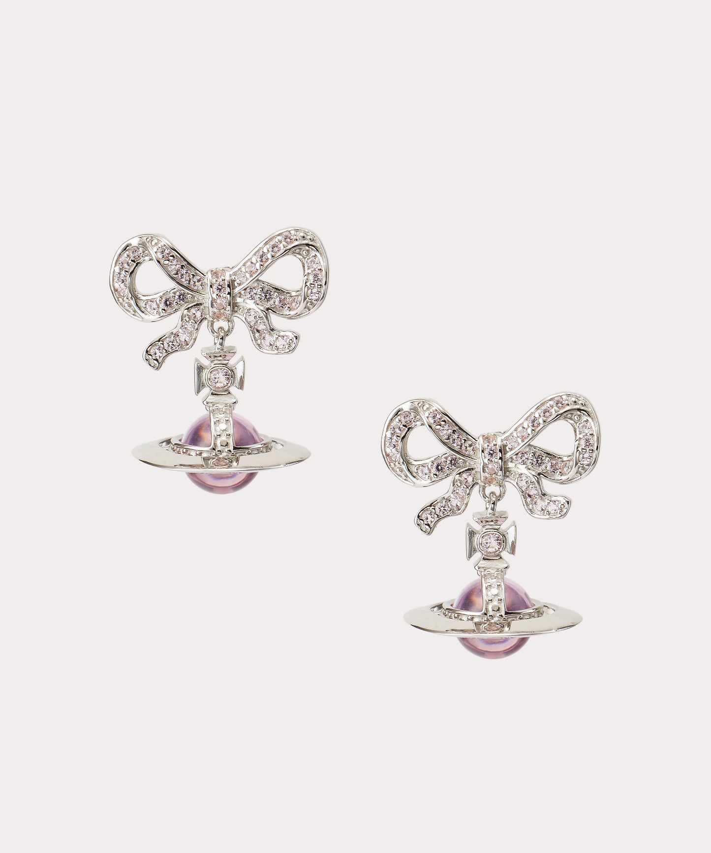 Vivienne Westwood Octavie Earrings 夢幻立體蝴蝶結純銀純銀土星耳環(共4色!)