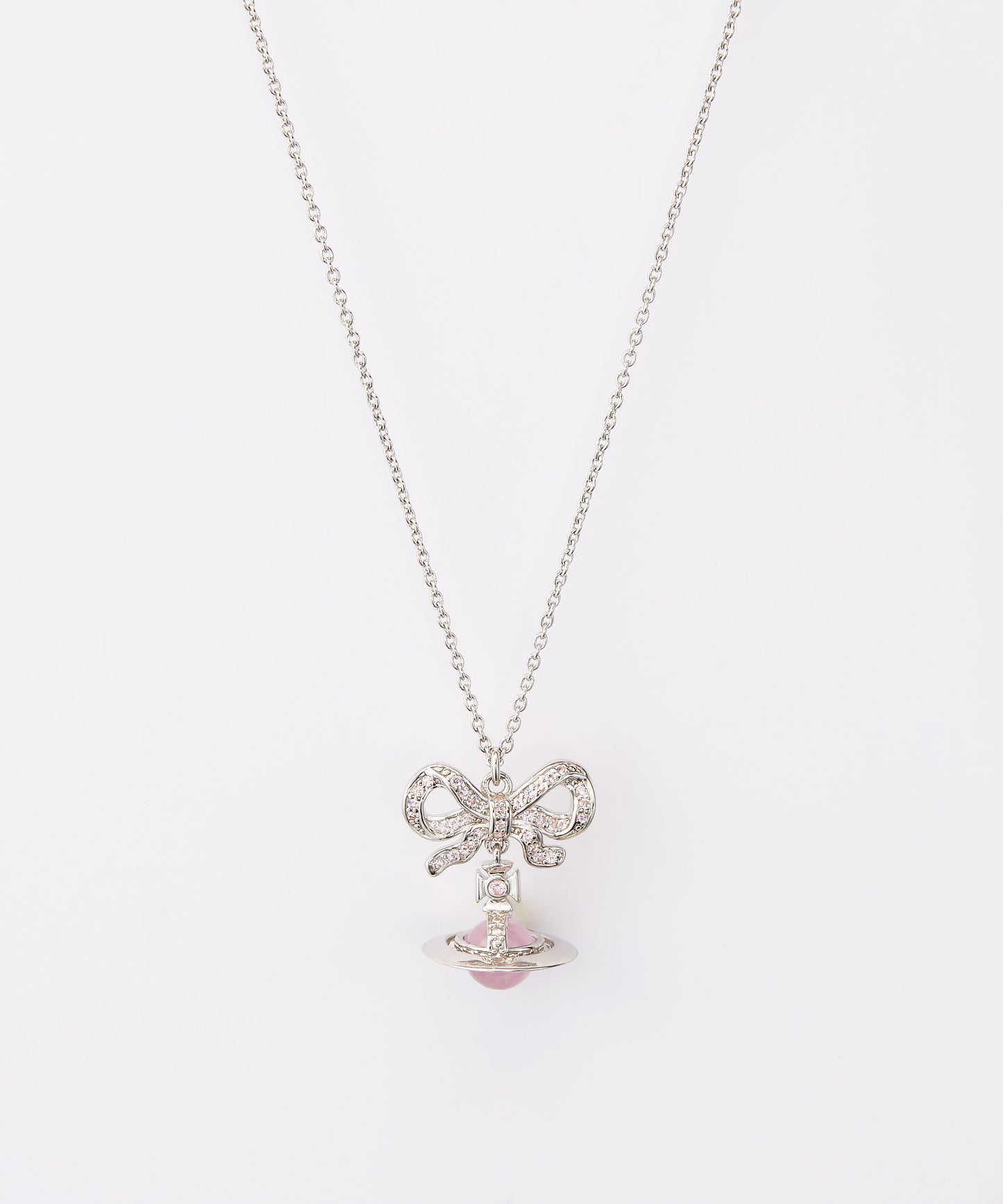 Vivienne Westwood Octavie Necklace 夢幻立體蝴蝶結土星純銀項鍊(共3色!)