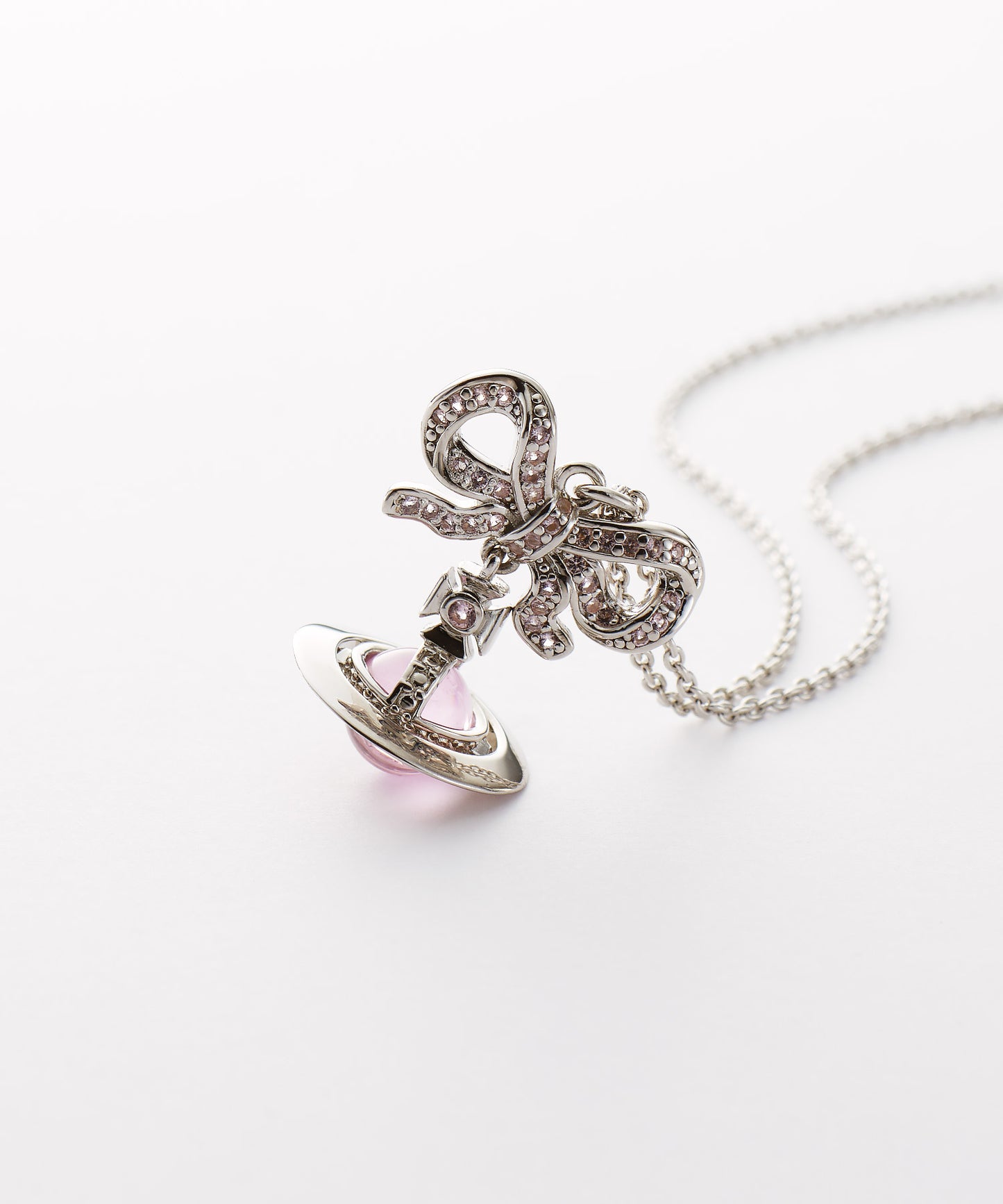 Vivienne Westwood Octavie Necklace 夢幻立體蝴蝶結土星純銀項鍊(共3色!)