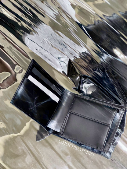 Vivienne Westwood Man. Bifold Wallet 啞光浮雕零錢袋皮夾