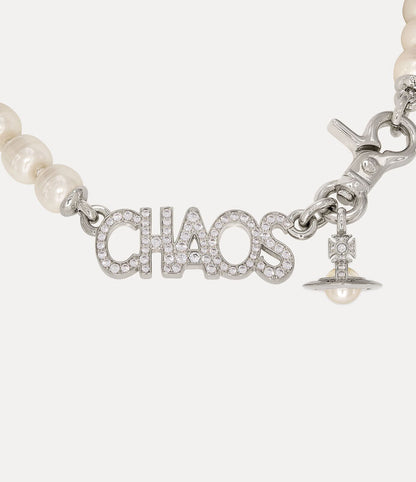 Vivienne Westwood Chaos Large Pearl Necklace 經典字母大珍珠項鍊（共2色！）