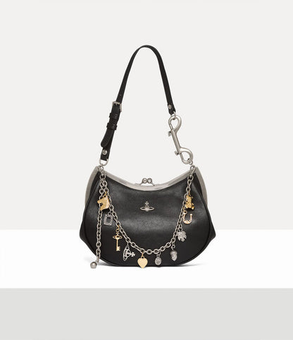 Vivienne Westwood Charm Frame 鏈條半月包