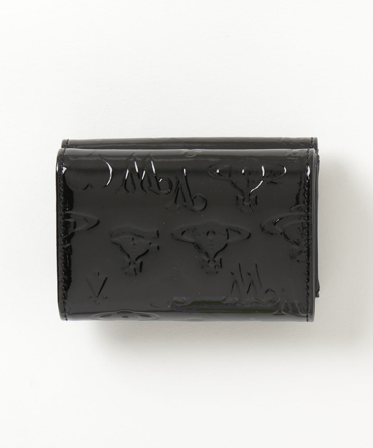 日本限定！Vivienne Westwood Jean Envelope Wallet 立體土星壓紋漆皮三折信封短夾 （共2色！）