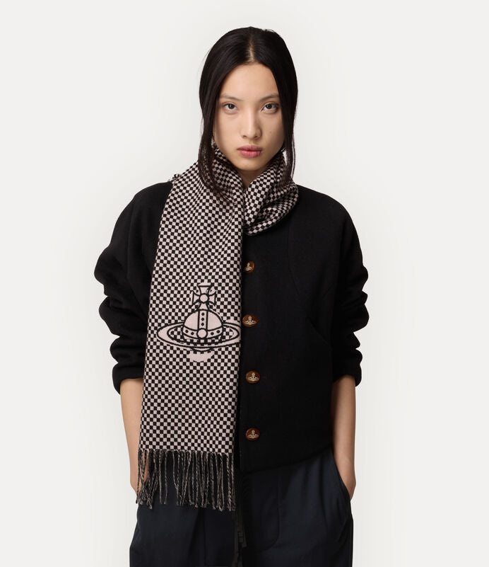 Vivienne Westwood Scarf 純羊毛棋盤格圍巾