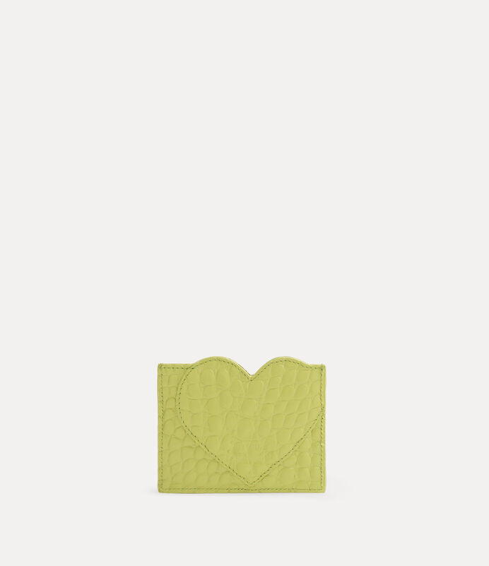 Vivienne Westwood Heart Card Holder 鱷魚壓紋愛心卡夾