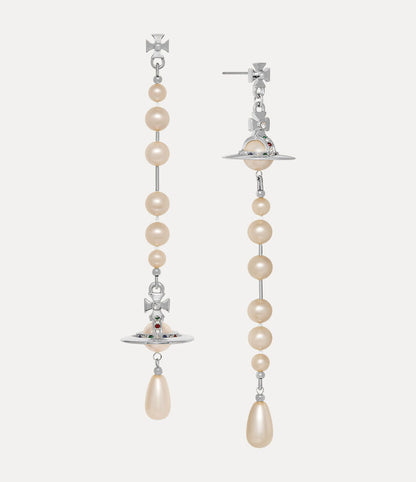 Vivienne Westwood Broken Pearl Drop Earrings 夢幻立體破碎珍珠土星耳環（共4色！）