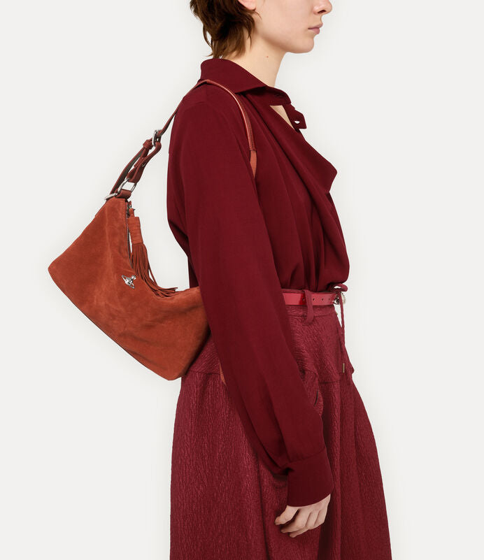 Vivienne Westwood Emma Bag 麂皮流蘇肩背包