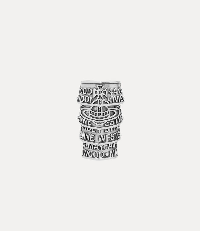 Vivienne Westwood Armour Josephus Ring 純銀盔甲戒指（共2色！）