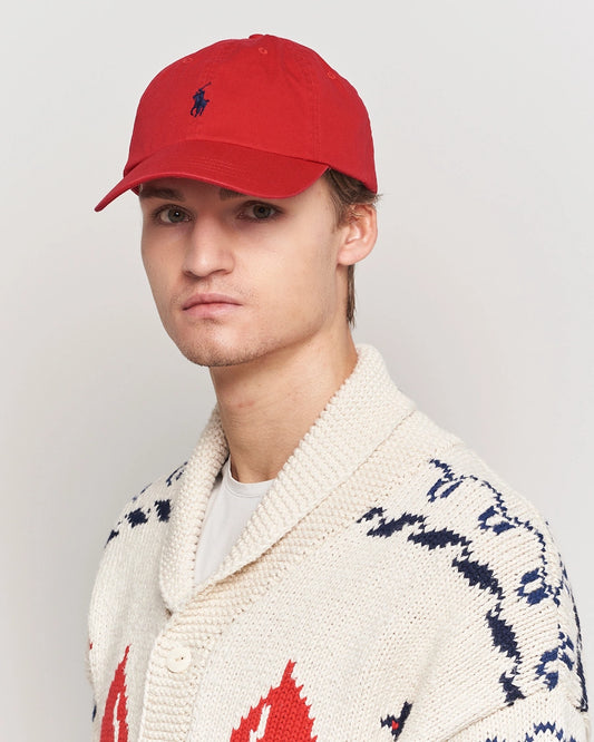 （現貨！）POLO RALPH LAUREN 復古紅刺繡老帽