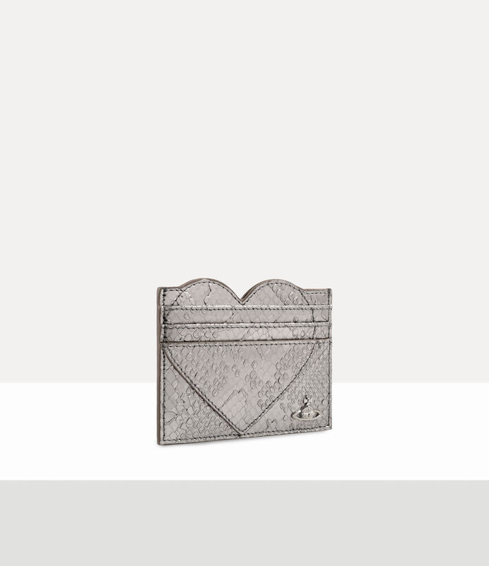 Vivienne Westwood Heart Card Holder 蛇紋愛心卡夾