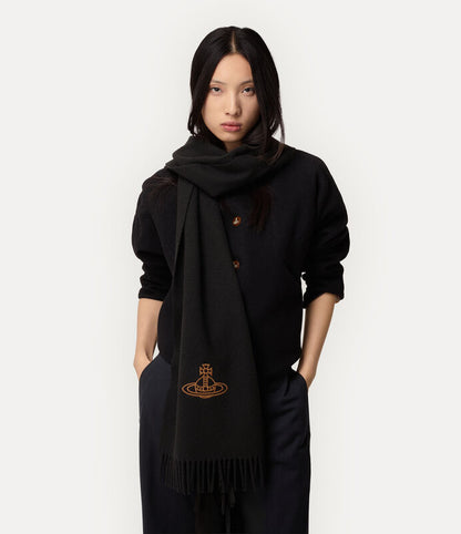 Vivienne Westwood Scarf 純羊毛長款素色圍巾
