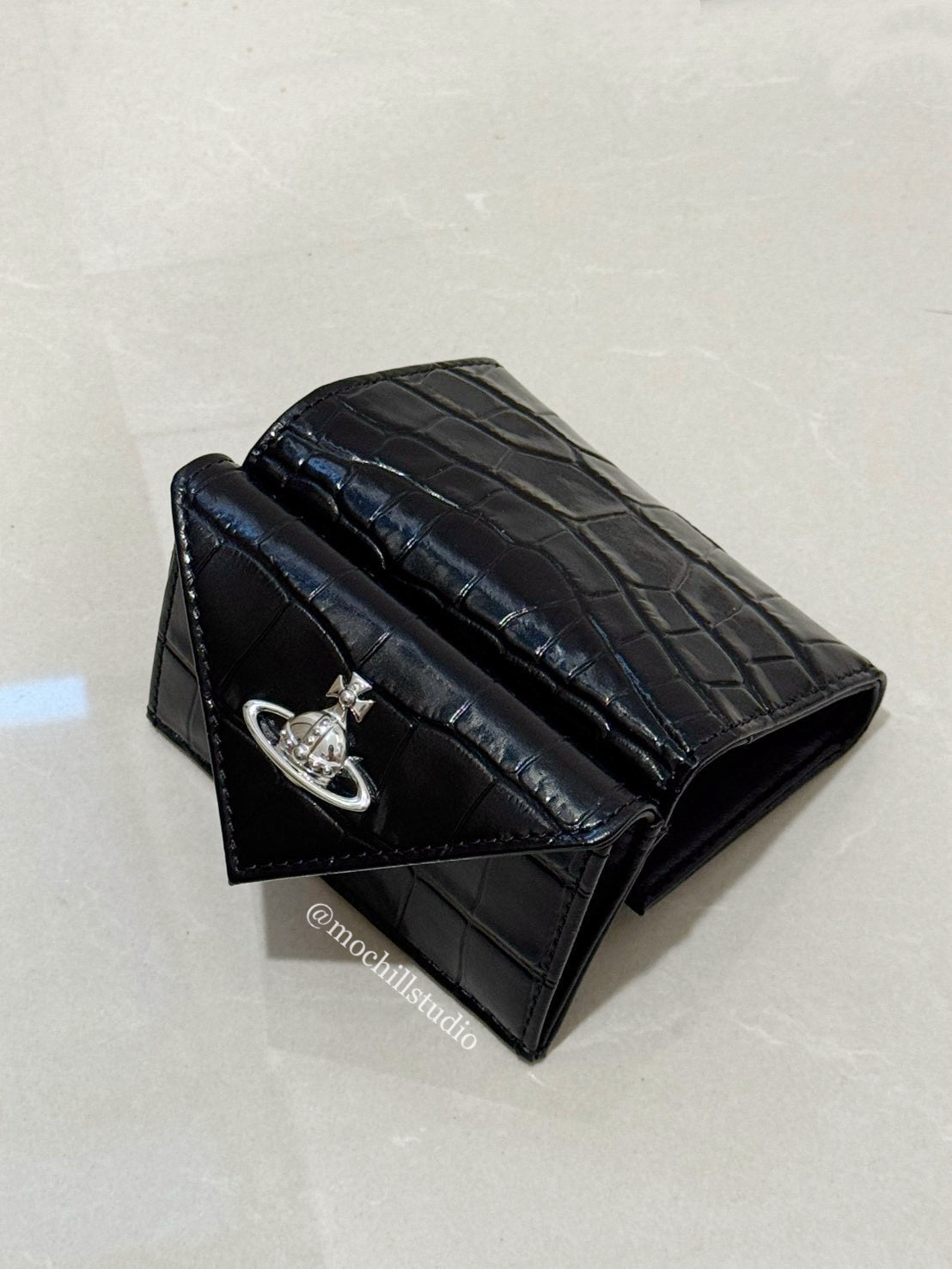 Vivienne Westwood CROCODILE Wallet 鱷魚紋信封短夾