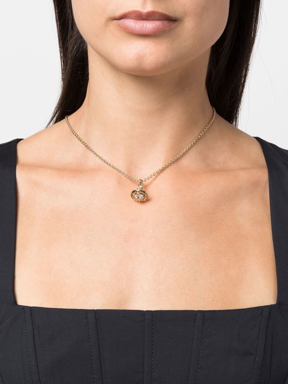 Vivienne Westwood Mayfair Small Orb Necklace 卯釘水晶立體土星項鍊（共3色！）