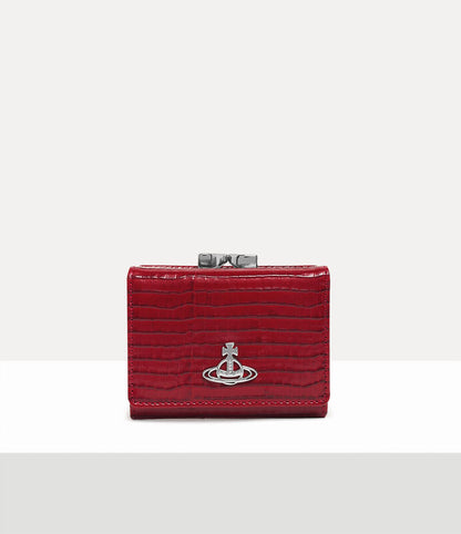 Vivienne Westwood Small CROCODILE Wallet 口金鱷魚紋三折短夾（共3色！）