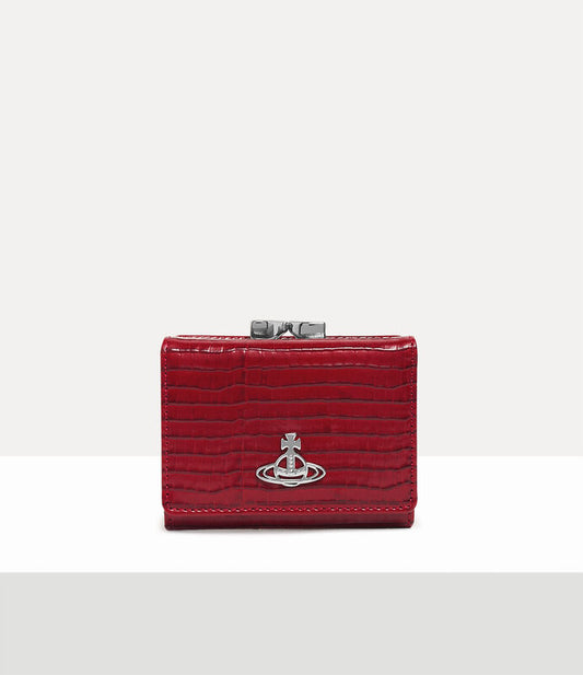 Vivienne Westwood Small CROCODILE Wallet 口金鱷魚紋三折短夾（共3色！）