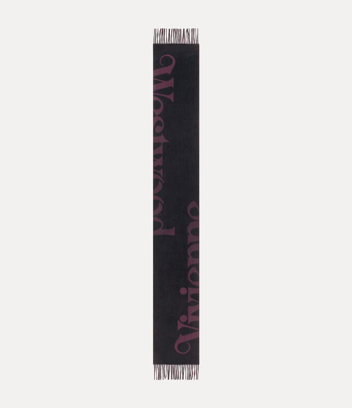 Vivienne Westwood Scarf 純羊毛Logo字母圍巾