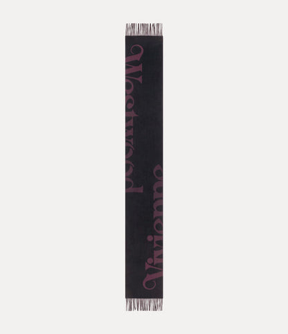 Vivienne Westwood Scarf 純羊毛Logo字母圍巾