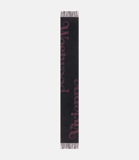 Vivienne Westwood Scarf 純羊毛Logo字母圍巾