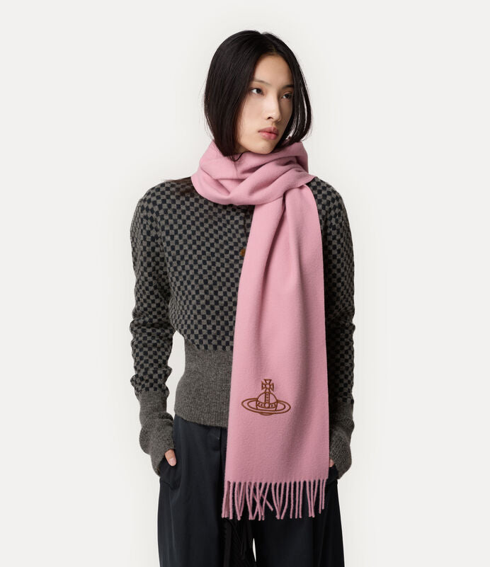 Vivienne Westwood Scarf 純羊毛長款素色圍巾