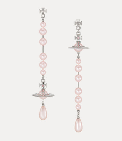 Vivienne Westwood Broken Pearl Drop Earrings 夢幻立體破碎珍珠土星耳環（共4色！）